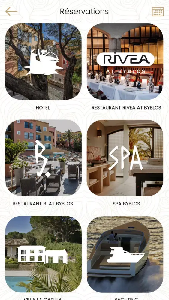 Capturas de tela do Hôtel Byblos - Palace Saint-Tropez