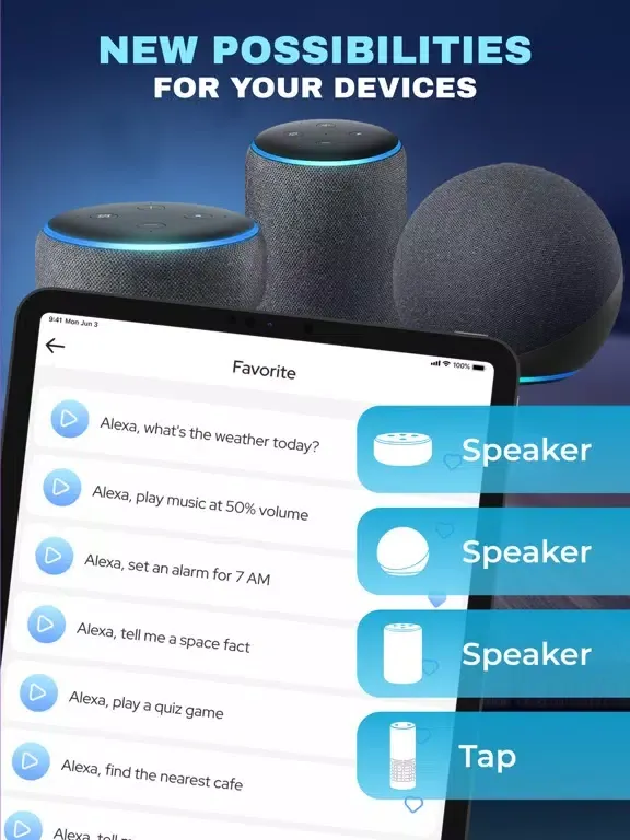 Alexa - Smart Voice Commands iPad  Screenshots