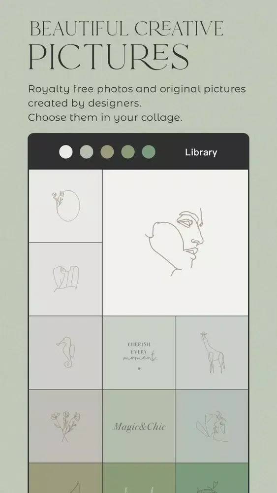 Capturas de pantalla de KOLOR: Match Up & Collage