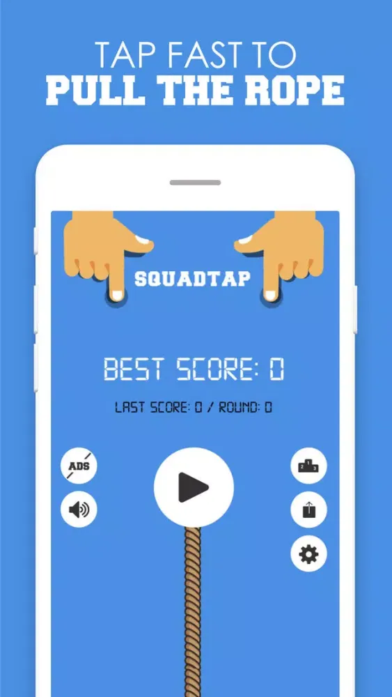 Ảnh chụp màn hình của Squad Tap: Tug of War game