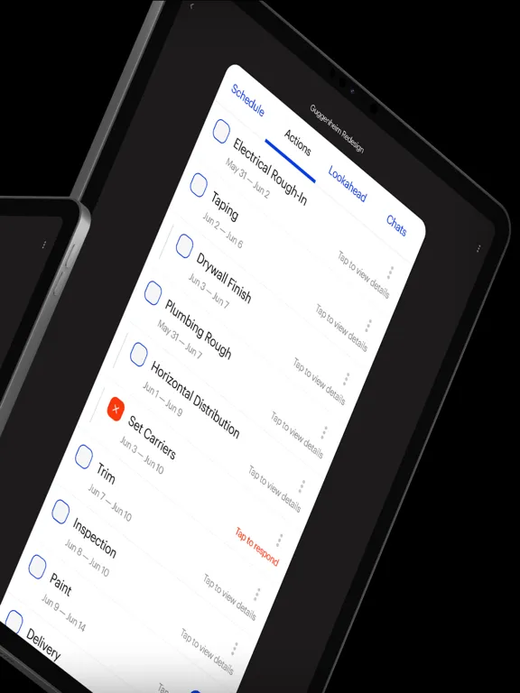 Crews by Core - Construction iPad  Ekran Görüntüleri