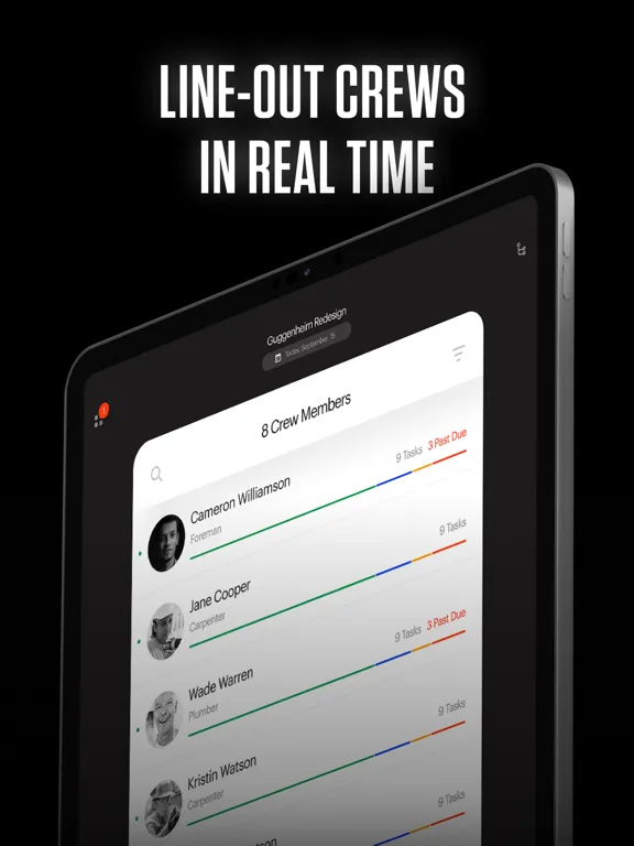 Crews by Core - Construction iPad  Ekran Görüntüleri