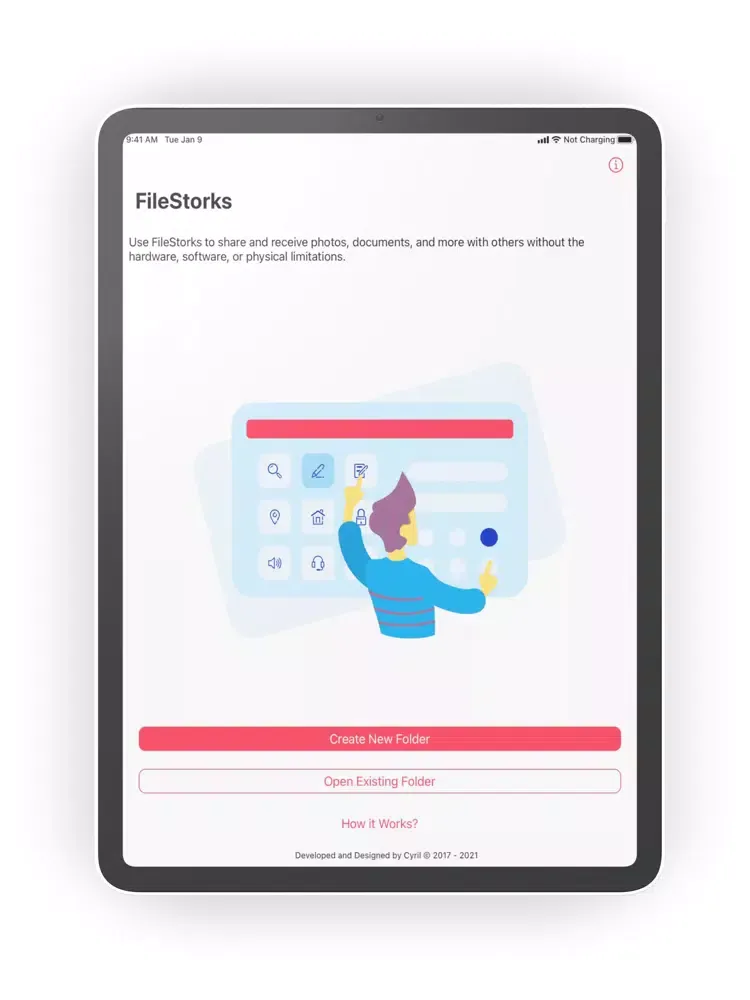 FileStorks iPad  Screenshots