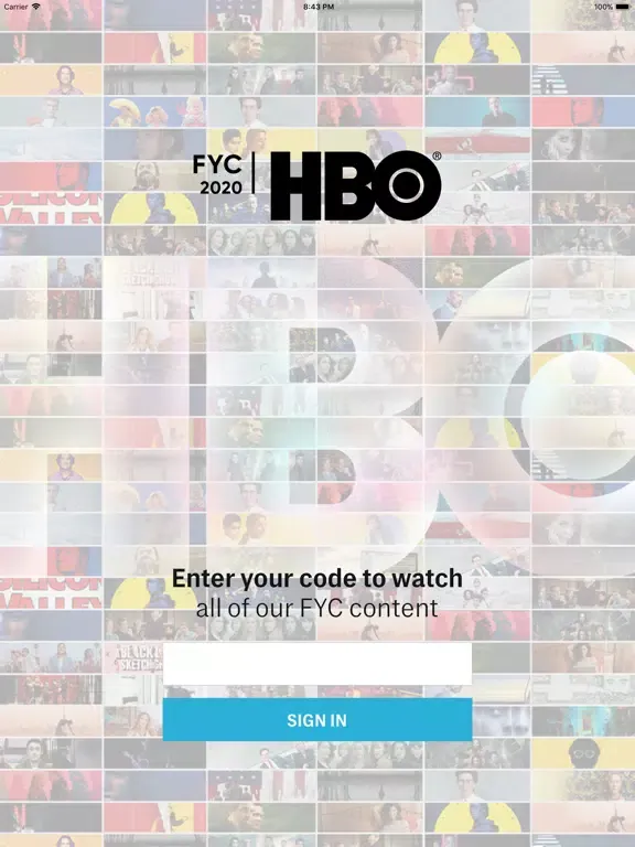Скриншоты HBO FYC iPad 