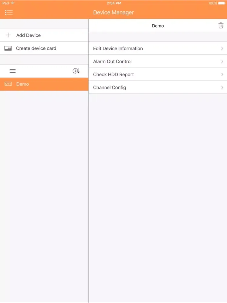 Ảnh chụp màn hình của ASMSHD LITE iPad 