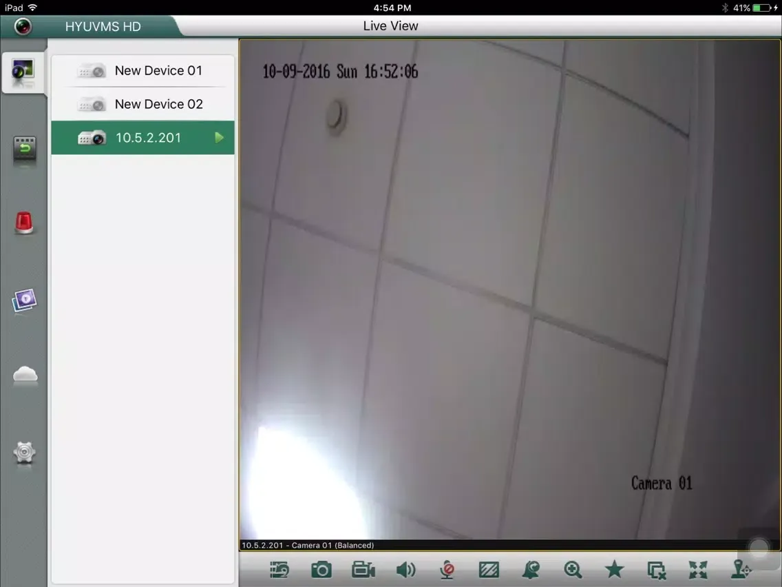 Capturas de pantalla de HYUVMS HD iPad 