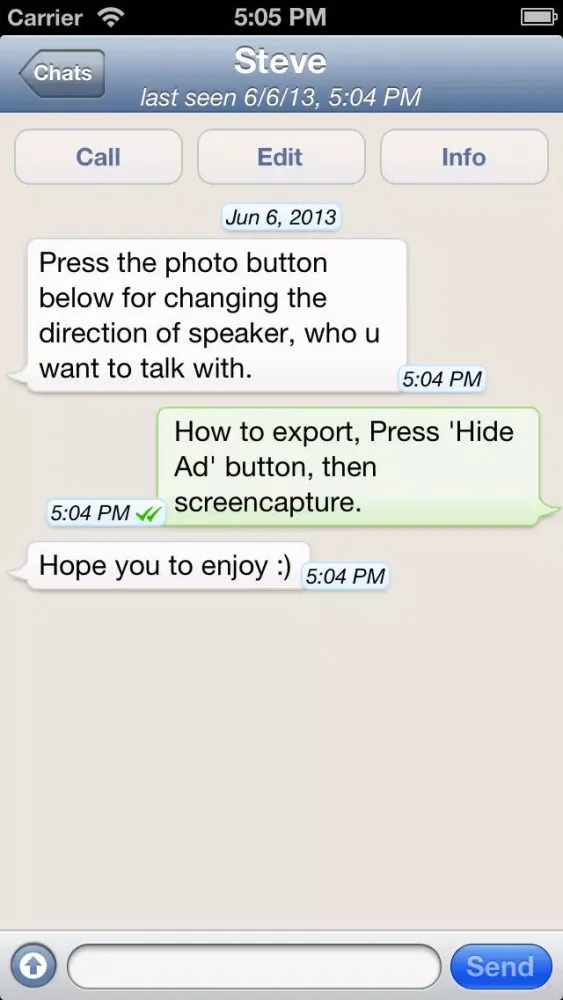FabriChat - Fabricate Messenger スクリーンショット