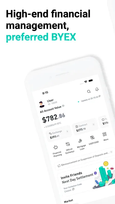 Ảnh chụp màn hình của BYEX