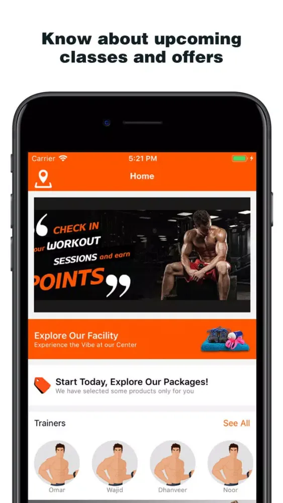 Ảnh chụp màn hình của Infiniti Fitness