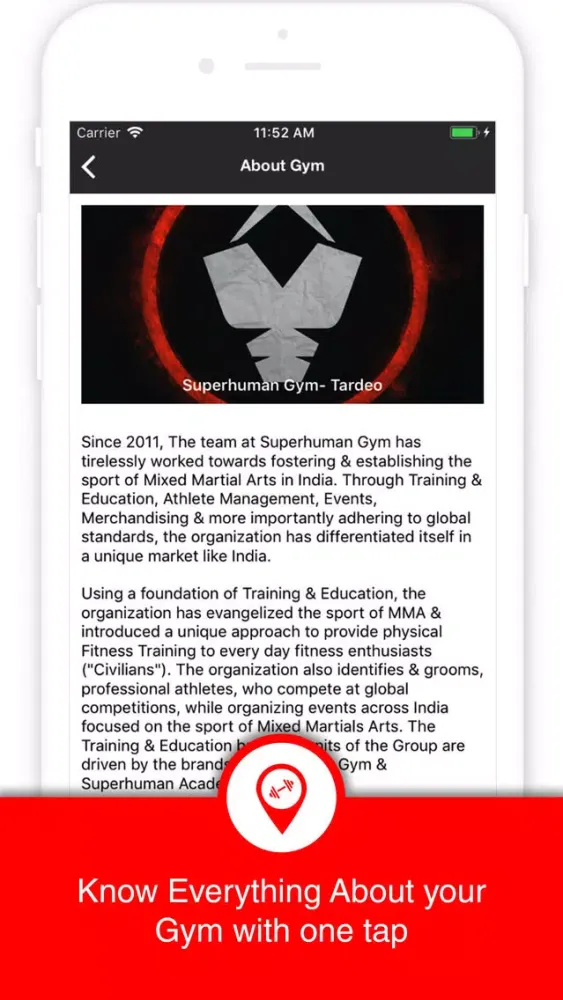 Superhuman Gym - Fitness, MMA 스크린샷