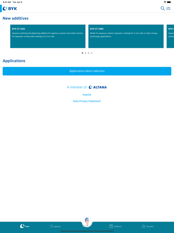 BYK Additive Guide iPad  Screenshots