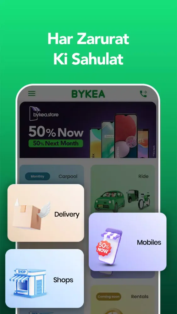 Bykea: Rides & Delivery App Screenshots