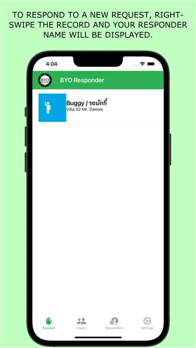 BYO Responder スクリーンショット
