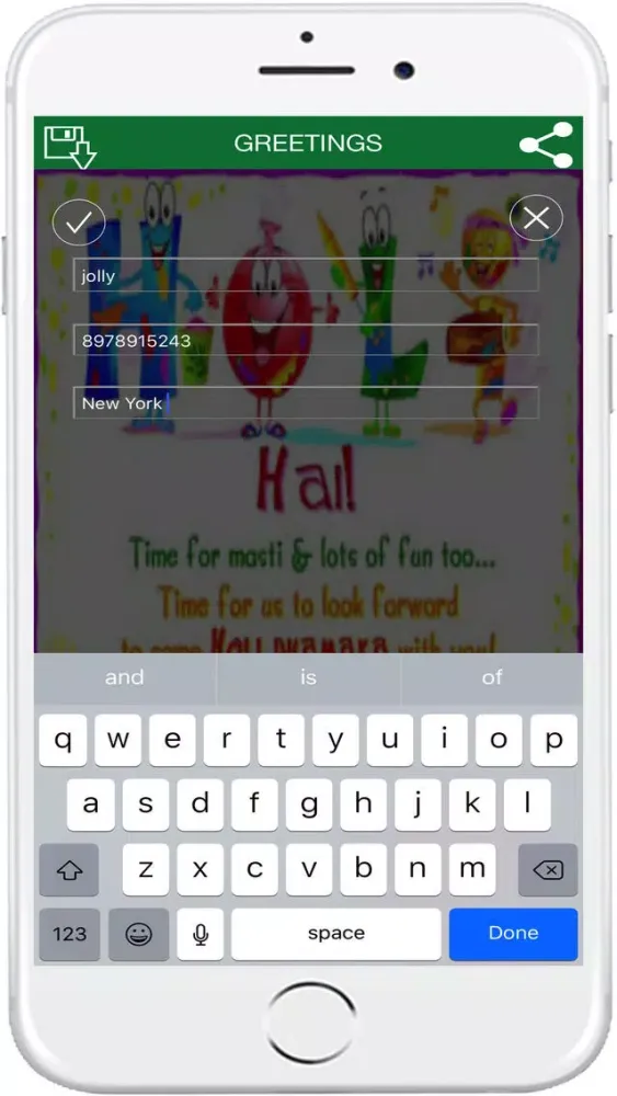 Captures d'écran de Free Greeting Cards For iPhone/iPad