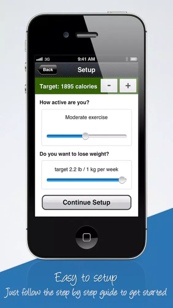 Tracker2Go Free - Calorie Counting on the Go স্ক্রিনশট