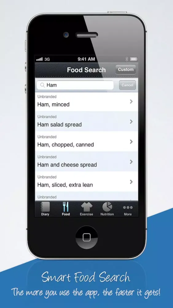 Tracker2Go Free - Calorie Counting on the Go স্ক্রিনশট