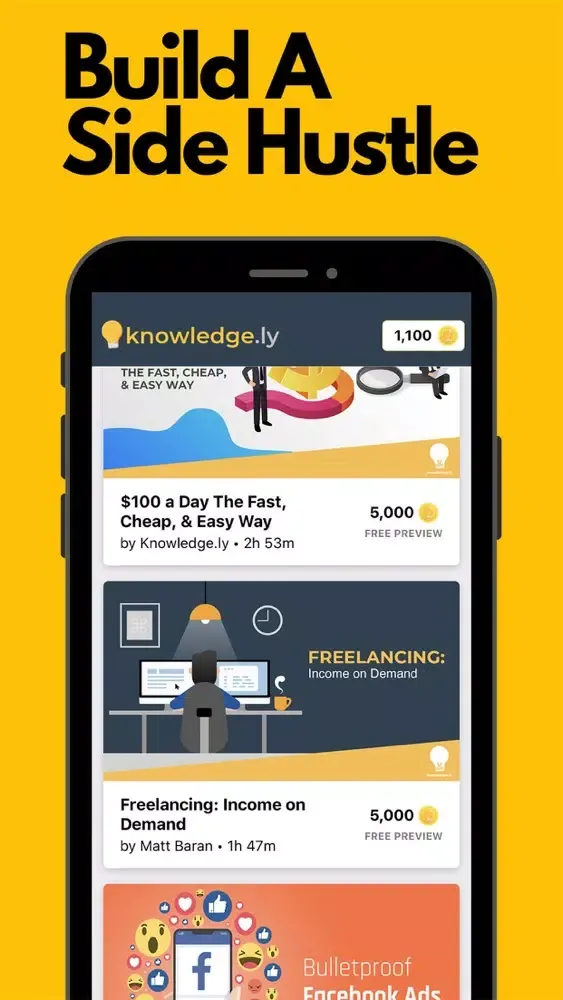 Capturas de tela do Knowledge.ly