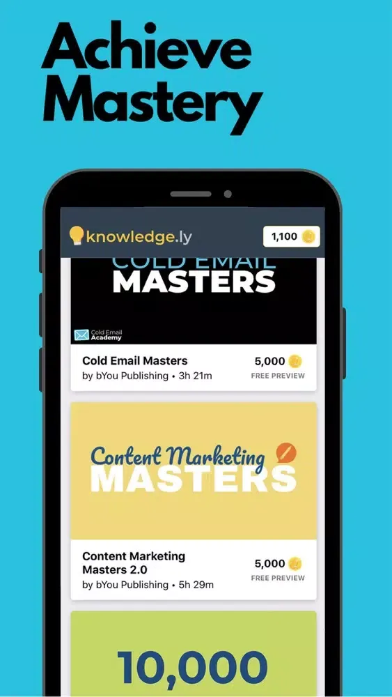 Capturas de tela do Knowledge.ly