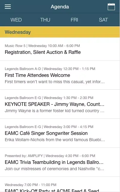 EAMC Nashville 2016 Screenshots