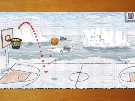 Скриншоты Doodle Basketball 2 iPad 