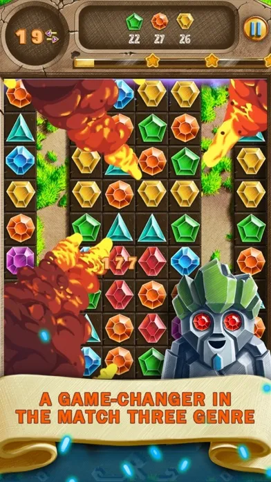 Capturas de tela do Doodle Jewels Match 3