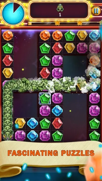 Capturas de tela do Doodle Jewels Match 3