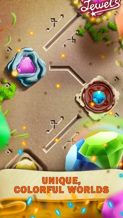Capturas de tela do Doodle Jewels Match 3