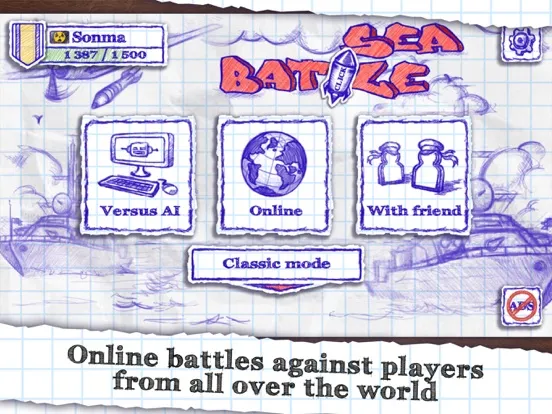 Capturas de tela do Sea Battle Online iPad 