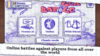 Capturas de tela do Sea Battle Online