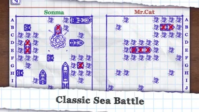 Capturas de tela do Sea Battle Online
