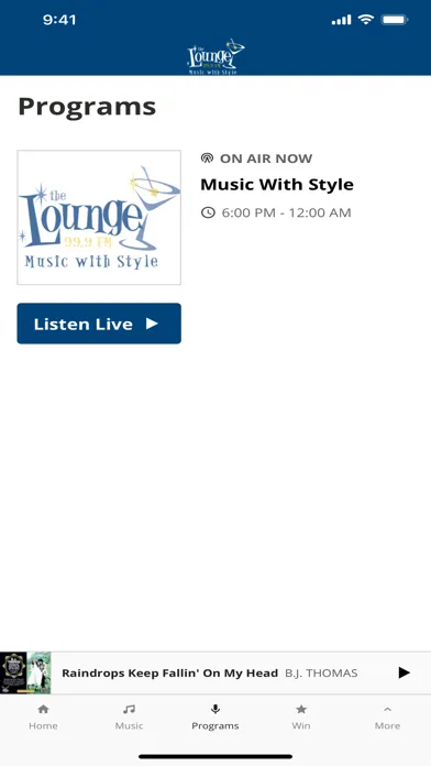 The Lounge 99.9 স্ক্রিনশট