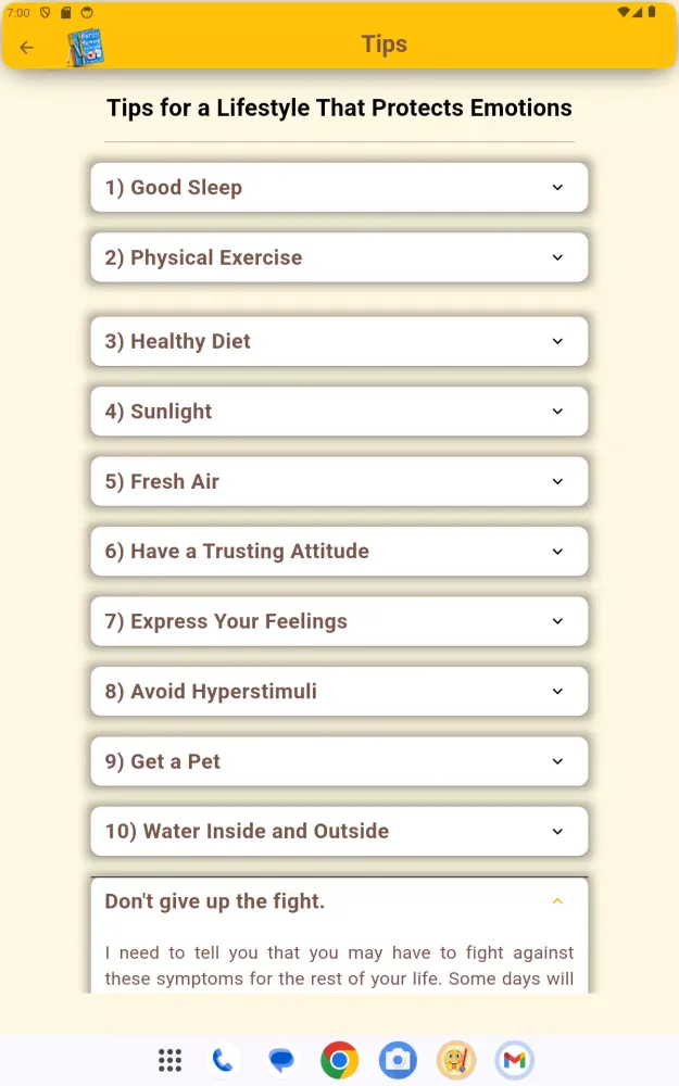 Anxiety Test Screenshots