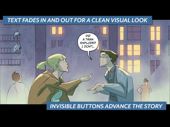 Capturas de tela do Bystander Chronicles iPad 