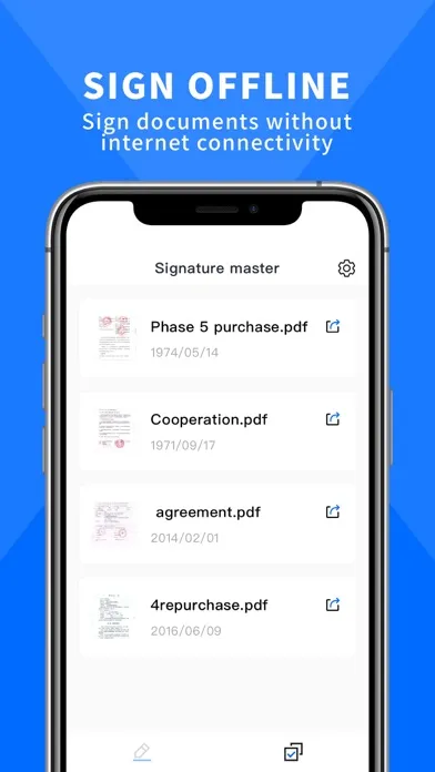 Capturas de pantalla de Doc Sign, Signature Master app