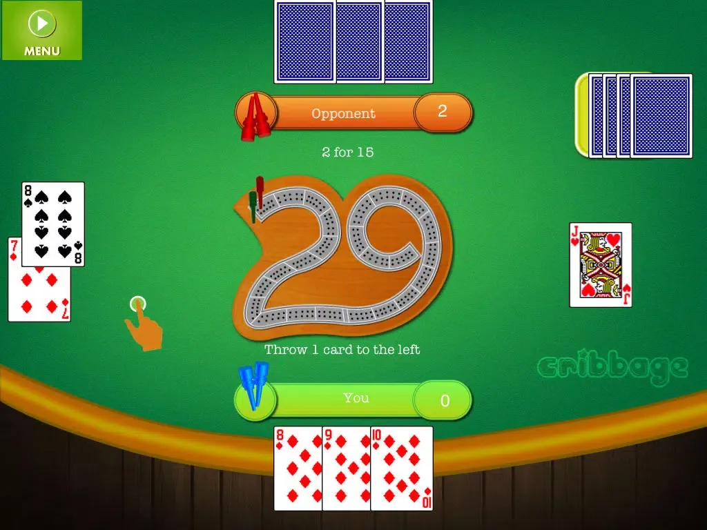 Скриншоты Royal Cribbage iPad 