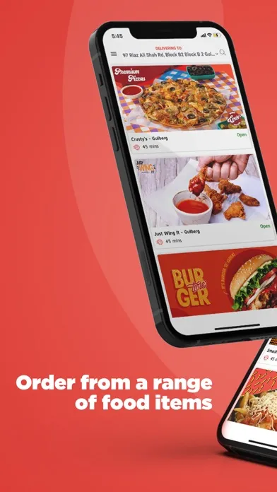 Capturas de pantalla de Byte Food Delivery