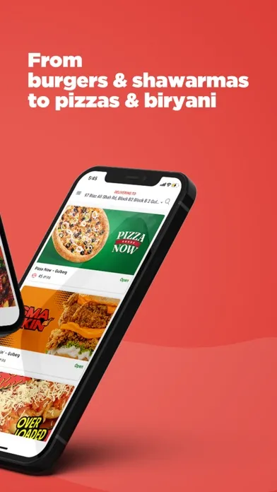 Capturas de pantalla de Byte Food Delivery