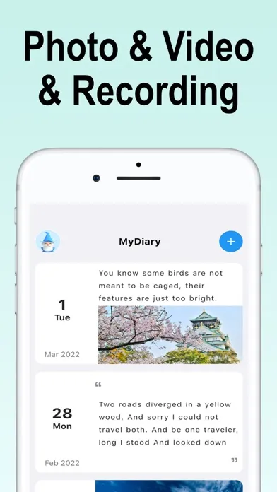 Zrzuty ekranu Diary Journal - With Lock