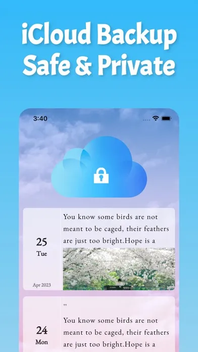 Screenshot di Diary with Lock - iDiary