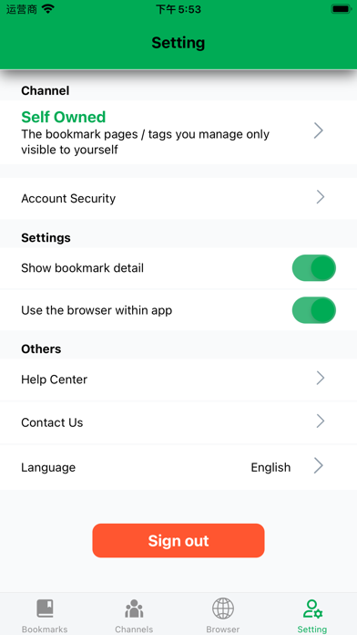 Page Org - manage bookmarks স্ক্রিনশট