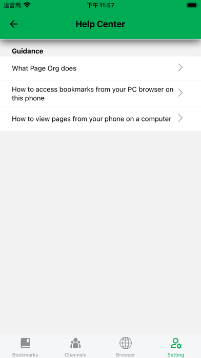 Page Org - manage bookmarks স্ক্রিনশট