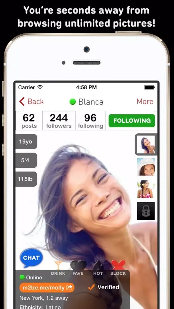 Meant To Be Dating and Chat Screenshots