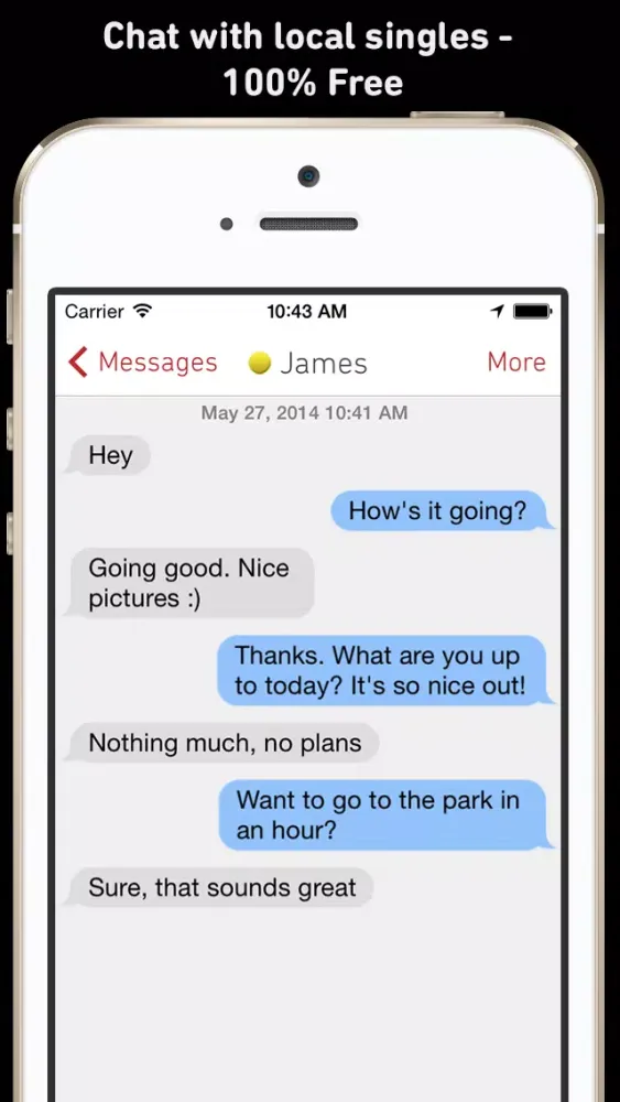 Meant To Be Dating and Chat Screenshots