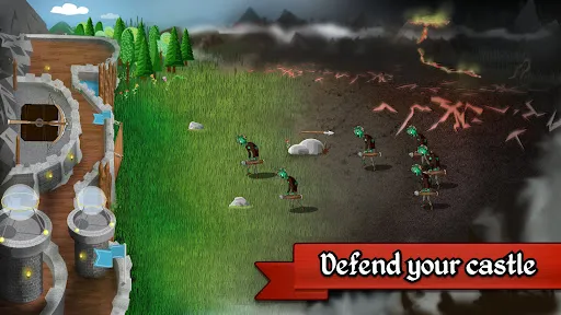 Ảnh chụp màn hình của Grim Defender: Castle Defense
