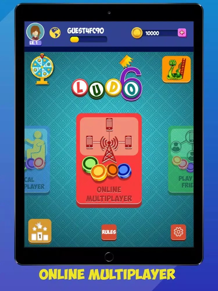 Tangkapan skrin Ludo6 - 6 Players, Ludo, Snake iPad 