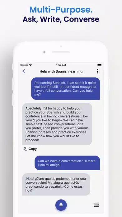 Ally - AI Chatbot & Assistant سکرین شاٹس