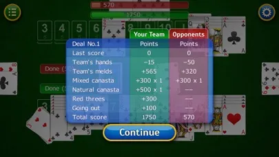 Screenshot di Canasta.