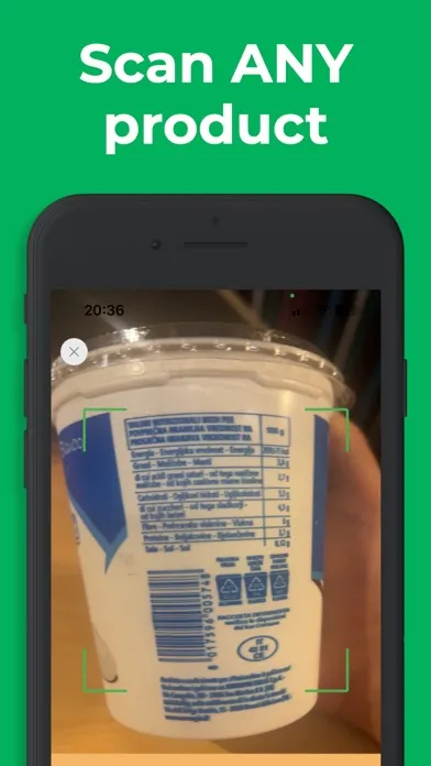 Zrzuty ekranu Food Check: AI Product Scanner