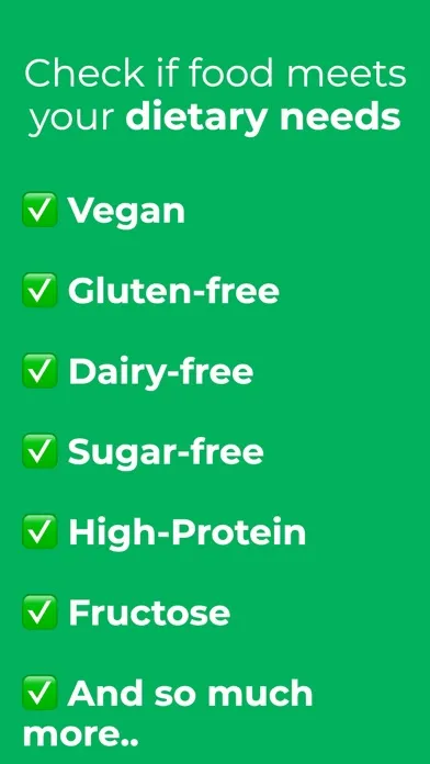 Zrzuty ekranu Food Check: AI Product Scanner