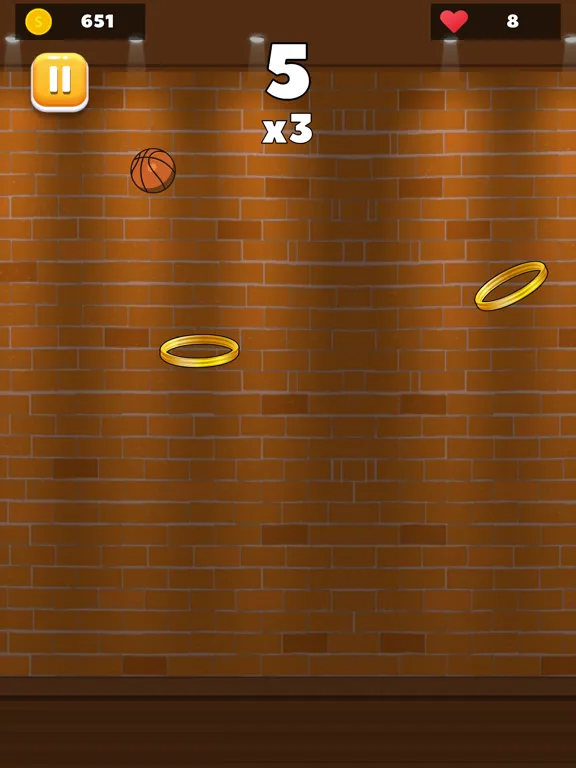 Golden Hoops: Ball Jump Mania iPad  Screenshots